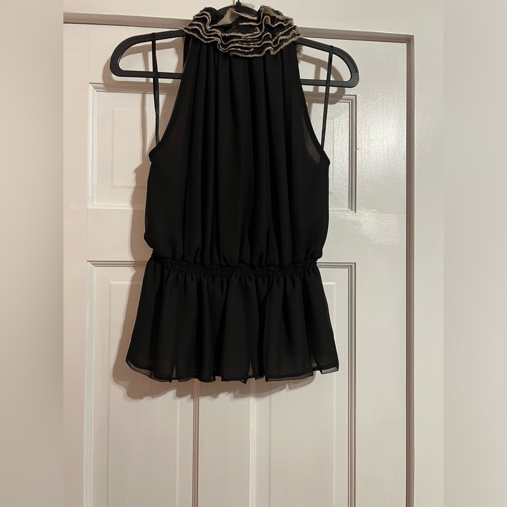 #62 ROBERT RODRIGUEZ • NEIMAN MARCUS FOR TARGET • RUFFLE PEPLUM TOP - Picture 6 of 11